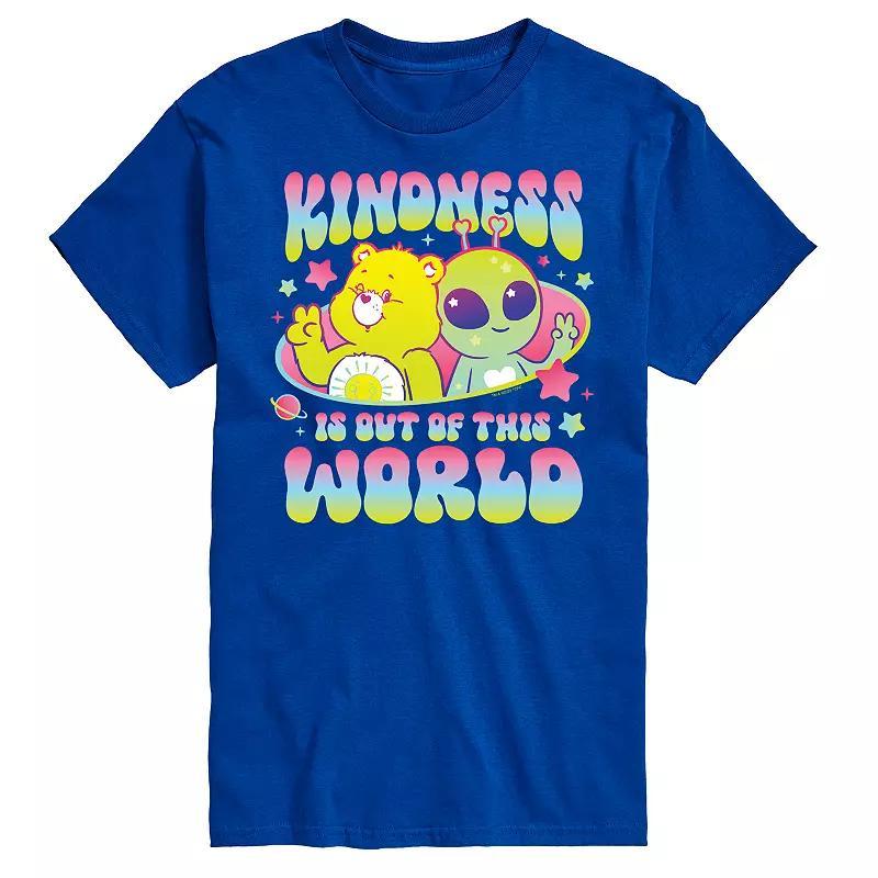 Mens Care Bears Kindness Out Of This World Graphic Tee Med Blue Product Image