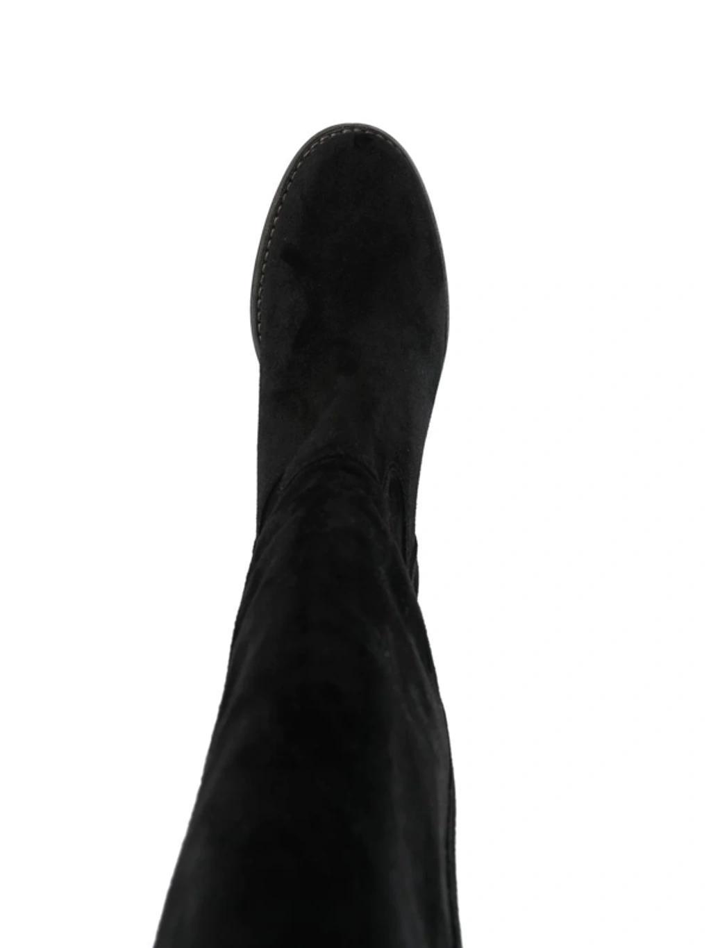 ISABEL MARANT 55mm Knee-high Suede Boots In Black Product Image