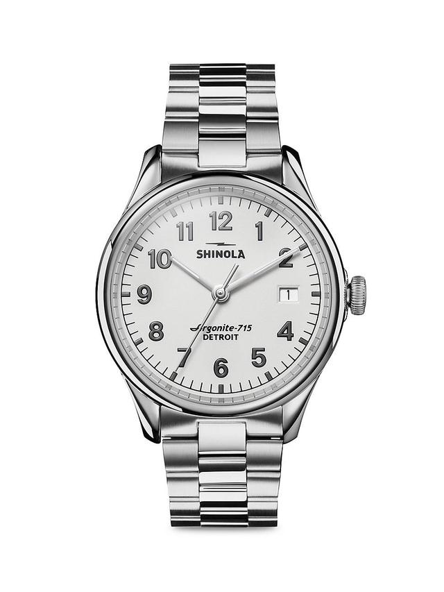 Mens The Vinton Stainless Steel Bracelet Watch Product Image