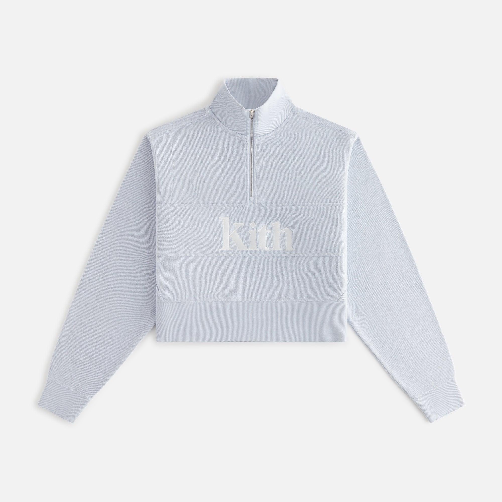 Kith Women Hunter II Kith Serif Quarter Zip - Kyanite Female Product Image