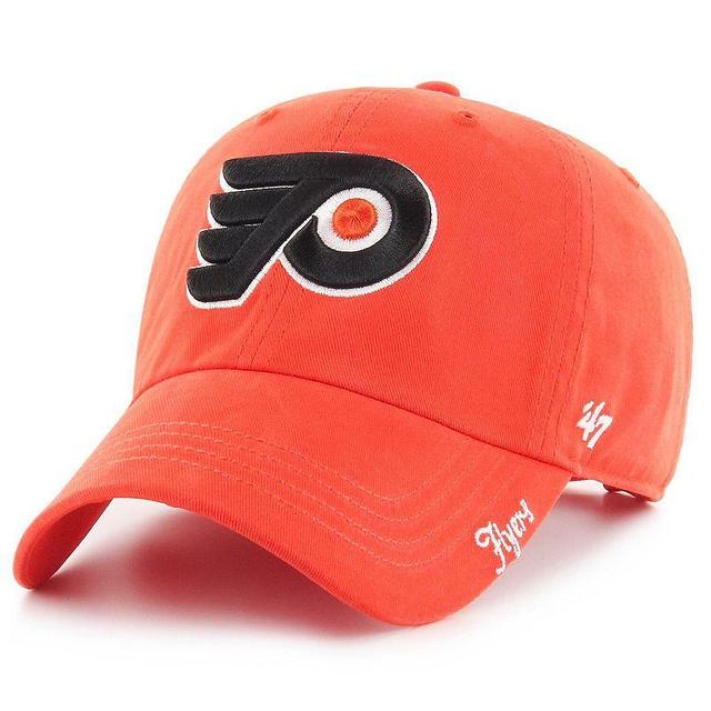 Womens 47 Orange Philadelphia Flyers Team Miata Clean Up Adjustable Hat Product Image