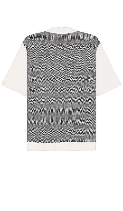 rag & bone Avery Herringbone Knit Snap Front Shirt Product Image