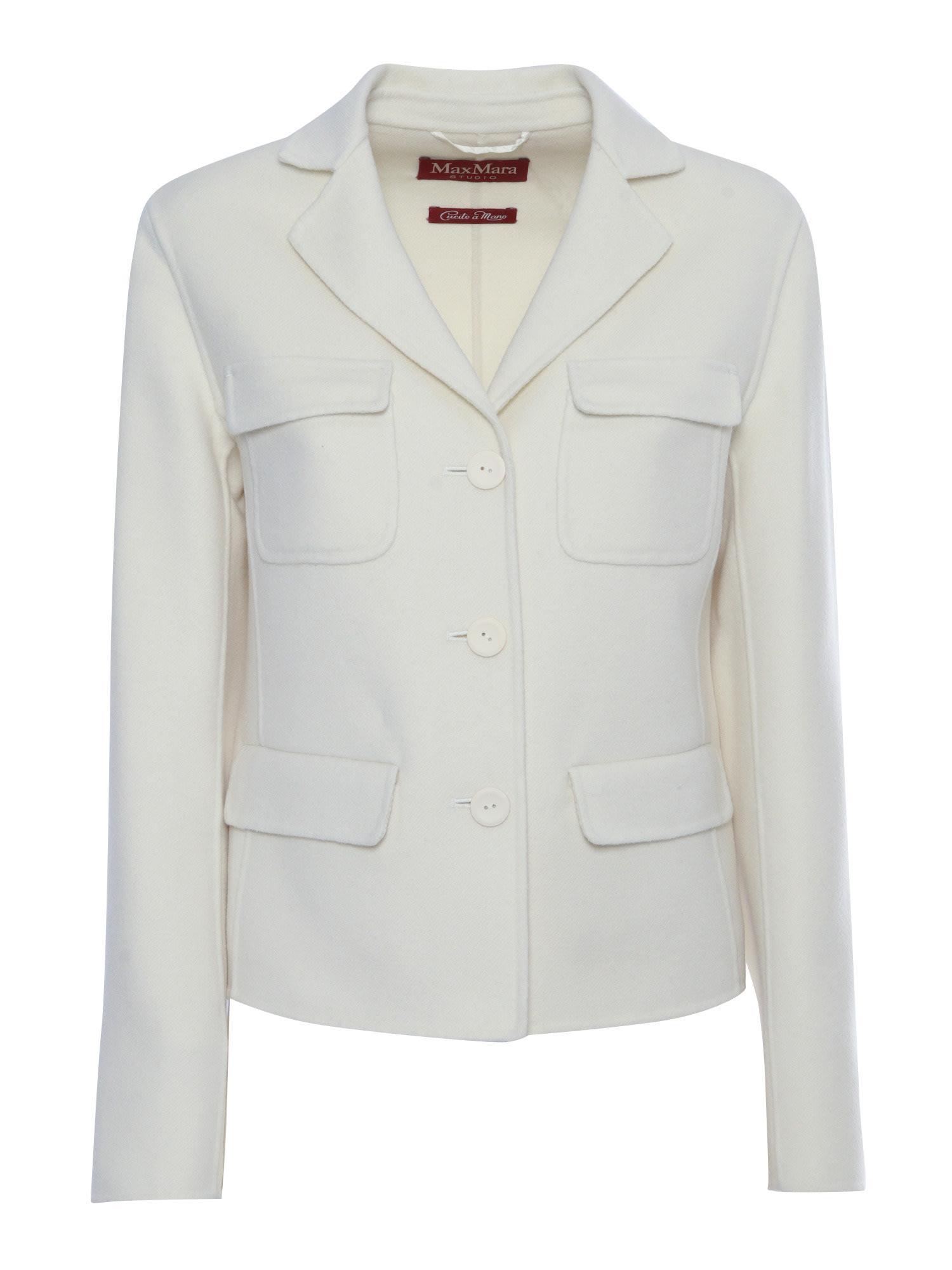 Studio Jacket In White Product Image