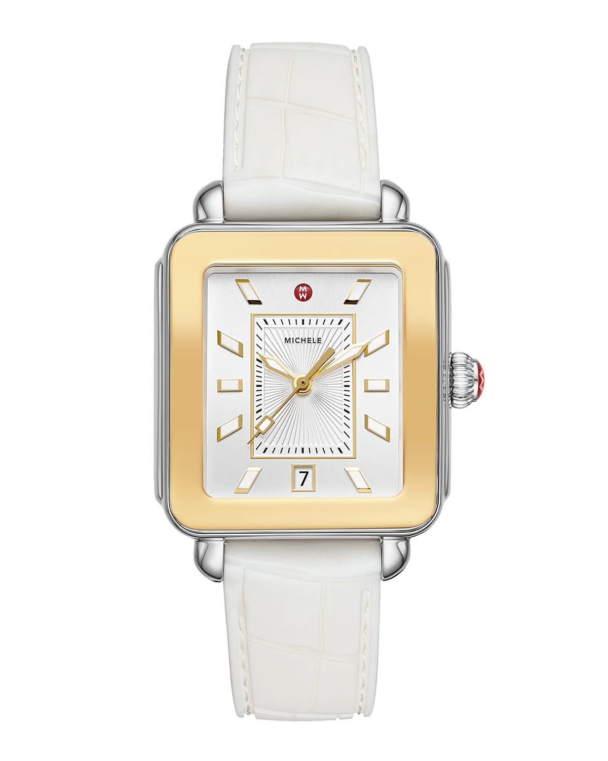 Michele Deco Sport Two-Tone Watch, 34mm x 36mm Product Image