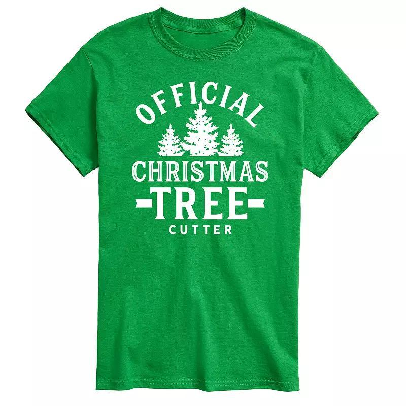 Big & Tall Christmas Tree Cutter Tee, Mens Product Image