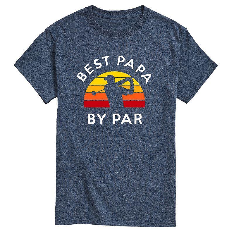 Mens Best Papa By Par Golf Graphic Tee Product Image