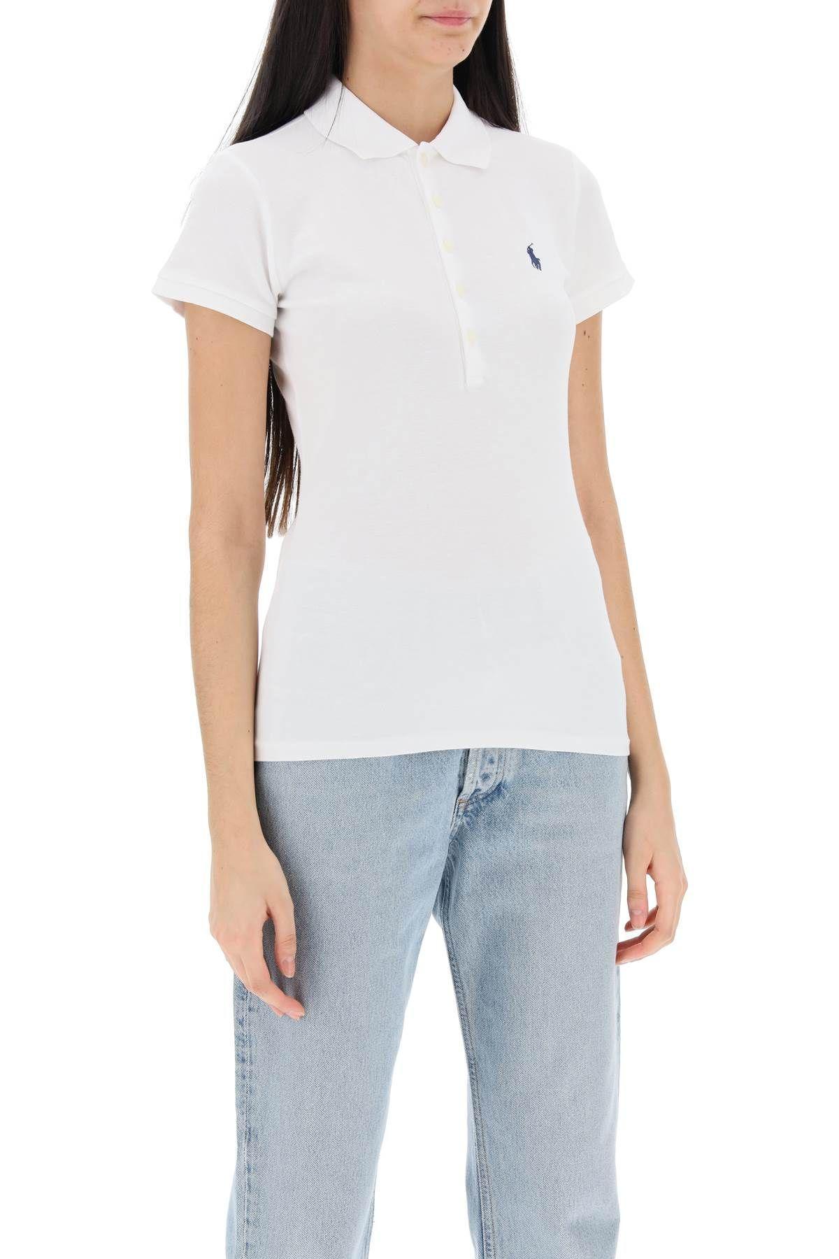 POLO RALPH LAUREN Polo With Pony Logo In White Product Image