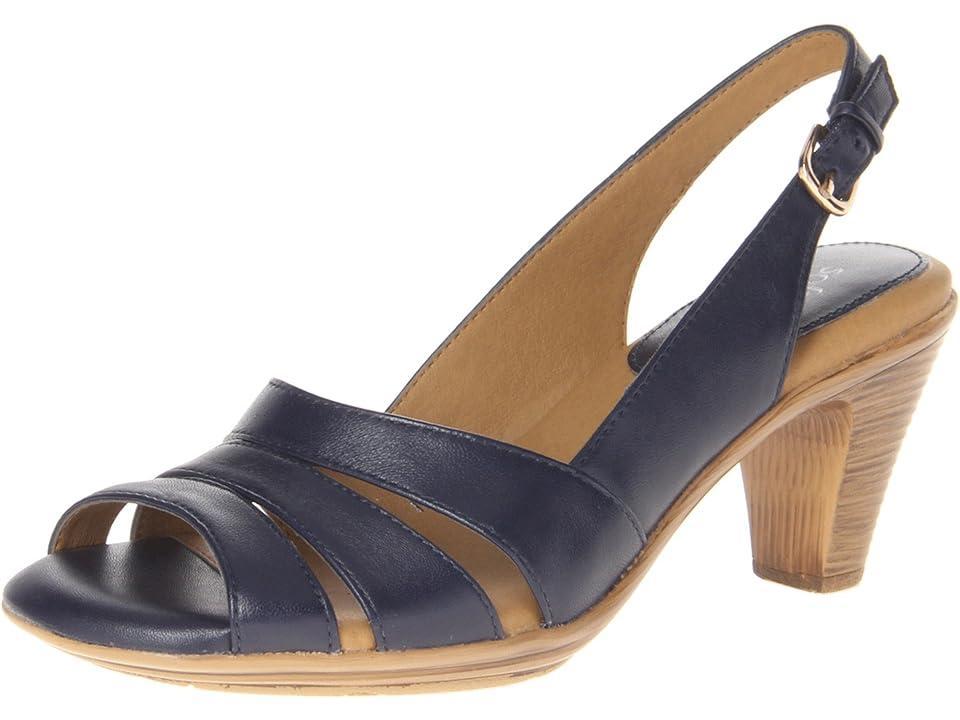 Comfortiva Neima - Soft Spots (Navy Velvet Sheep Nappa) Women's Dress Sandals Product Image