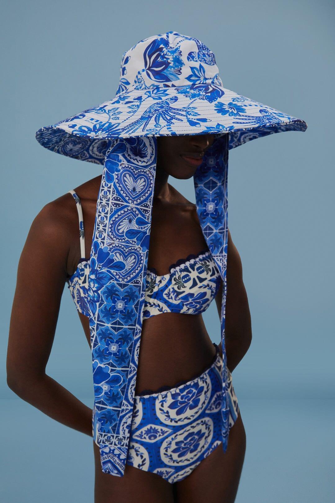 Blue Tile Dream Bucket Hat Product Image