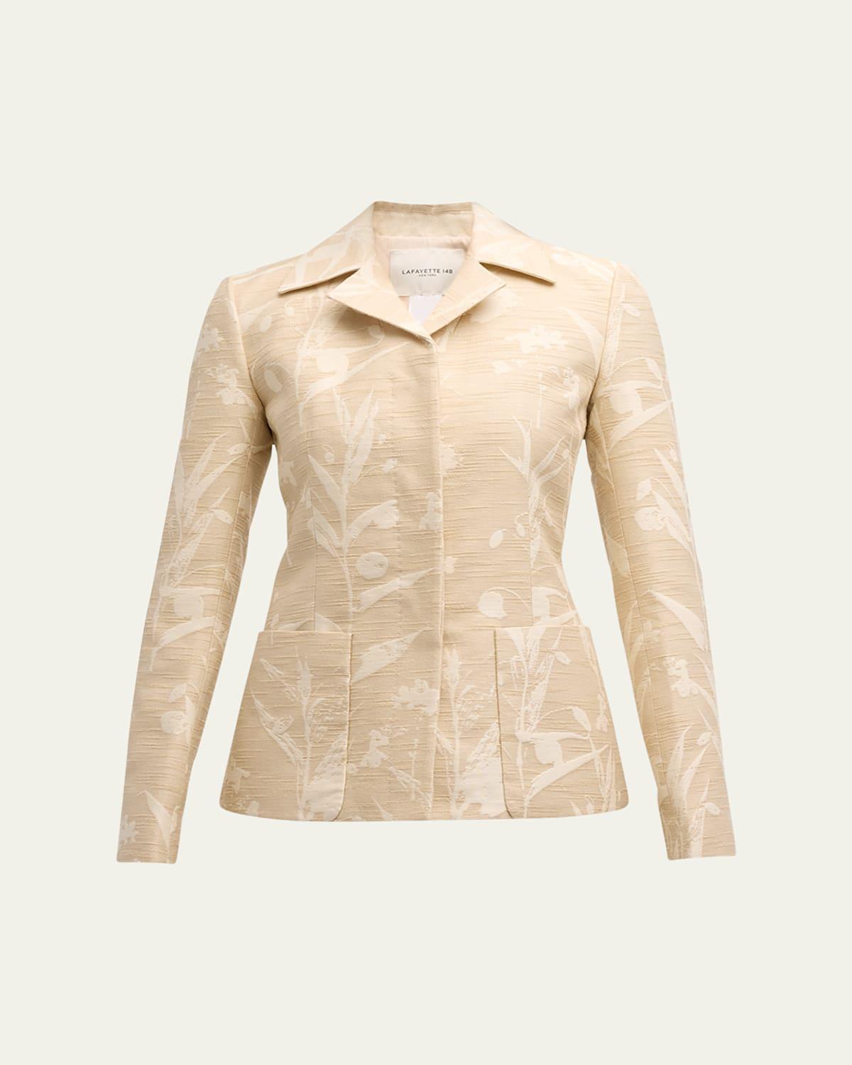 Womens Dune Floral Jacquard Blazer Product Image