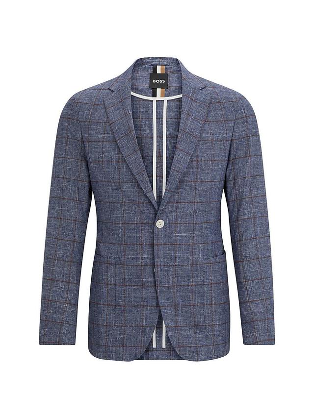 Mens Slim-Fit Micro-Patterned Jacket Product Image