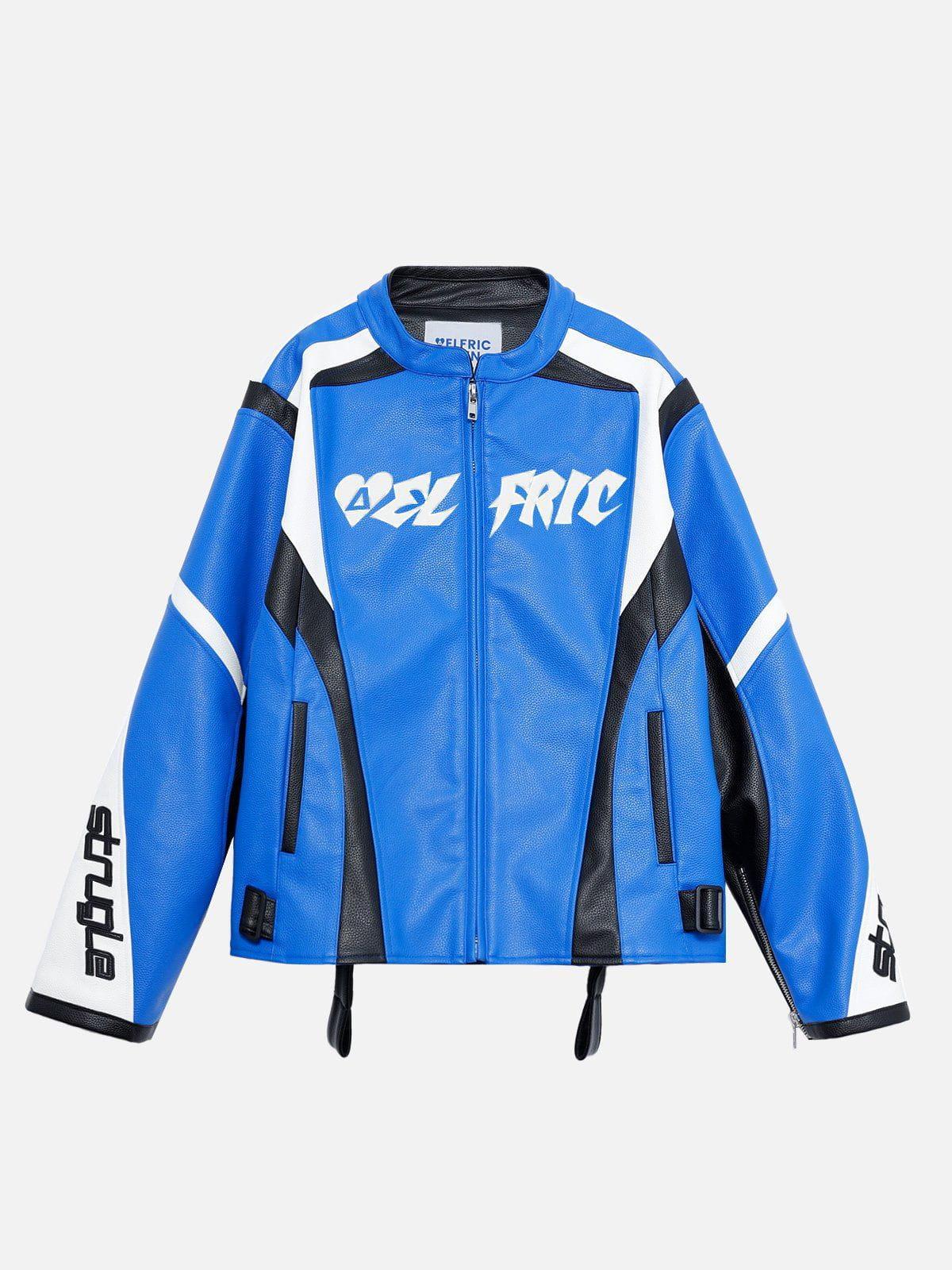 Aelfric Eden Color Blocking Racing Jacket Product Image