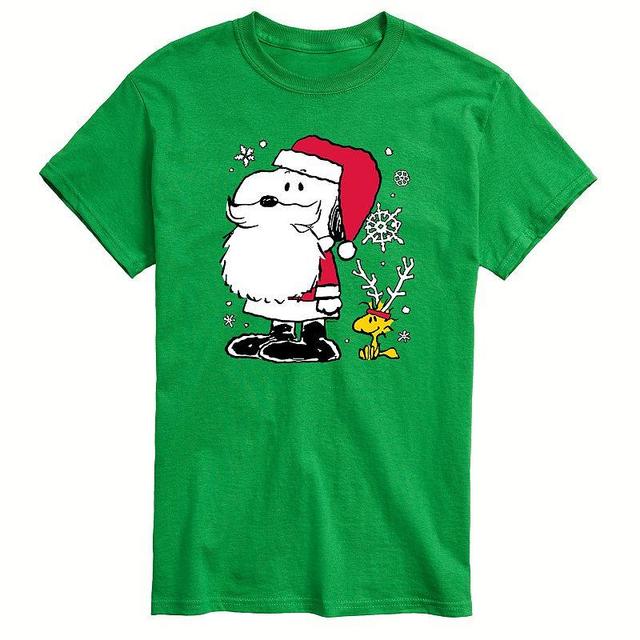 Mens Peanuts Snoopy Santa Reindeer Tee Product Image