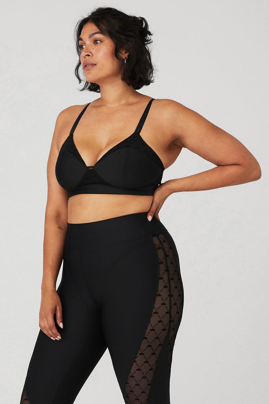 Airlift Mesh Celeste Bra - Black Female Product Image