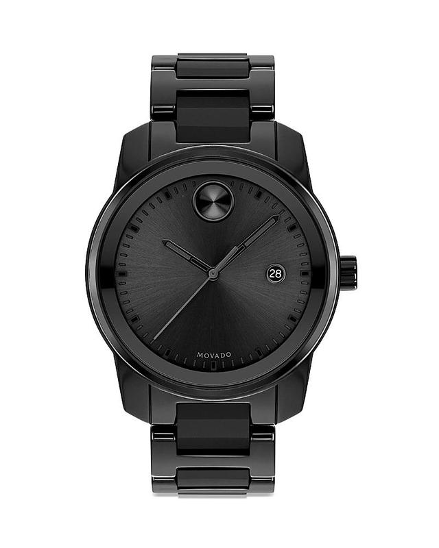 Men's Movado BoldÂ® Verso Gunmetal Grey IP Watch with Grey Dial (Model: 3600736) Product Image