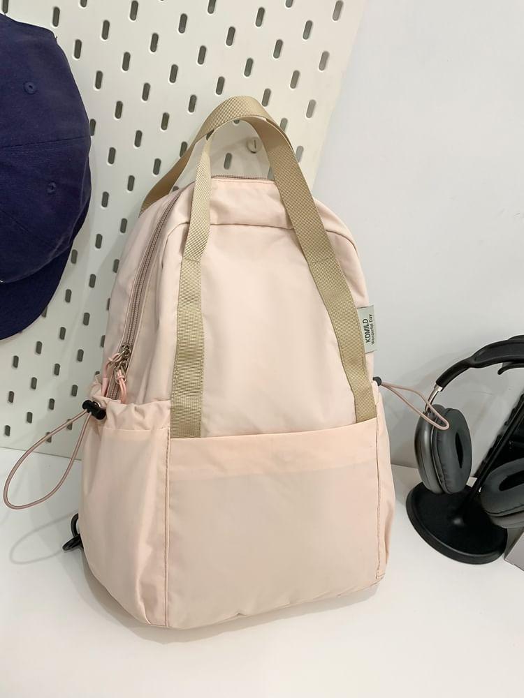 Plain Nylon Backpack Product Image