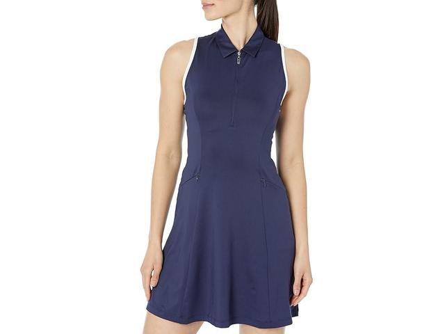 Callaway Racerback Flounce Dress (Peacoat) Women's Clothing Product Image