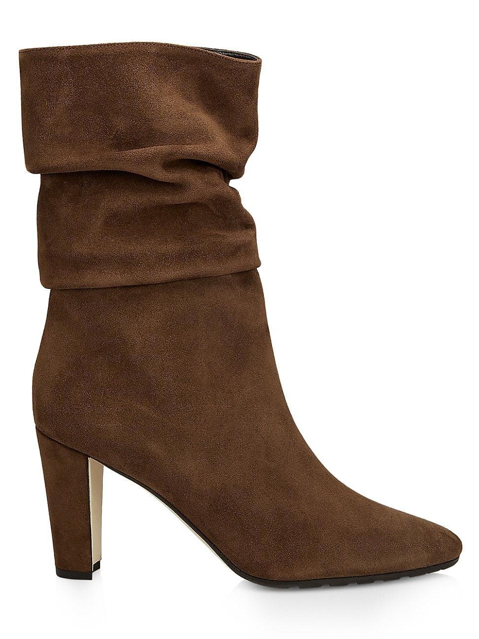 Womens Calasso 90MM Slouchy Suede Booties Product Image