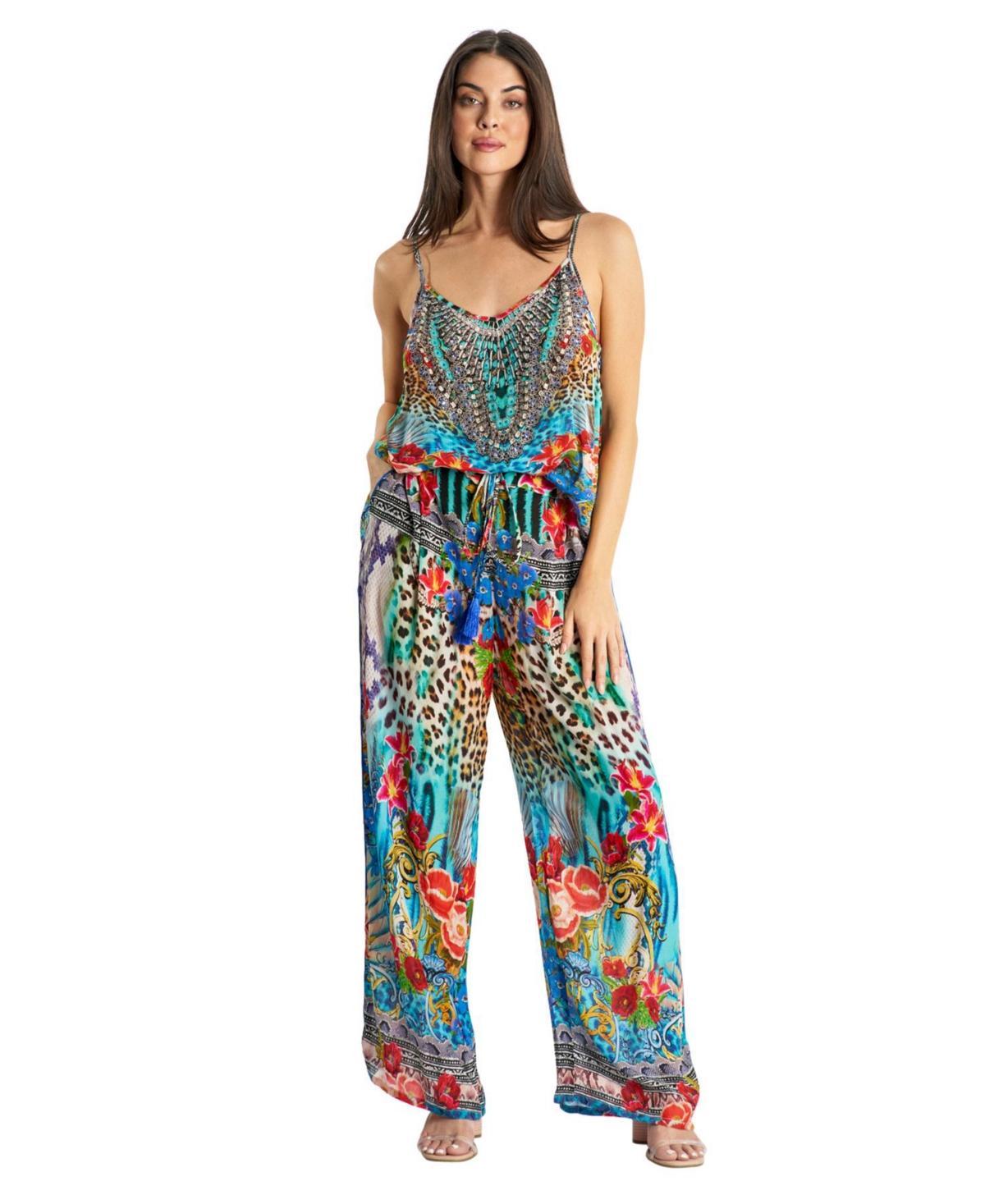 La Moda Clothing Womens 2 Piece Printed Pants Set Product Image