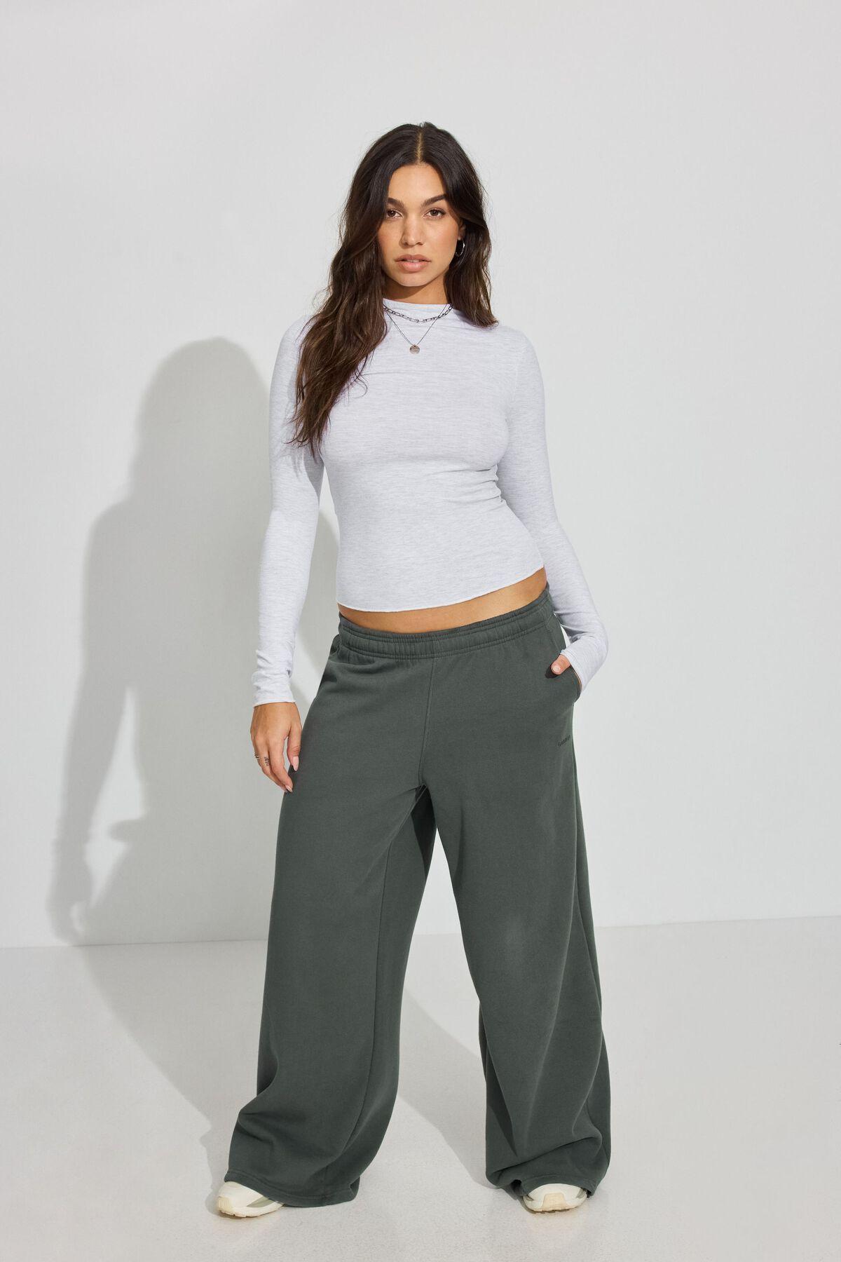 Funnel Neck Long Sleeve Top Product Image