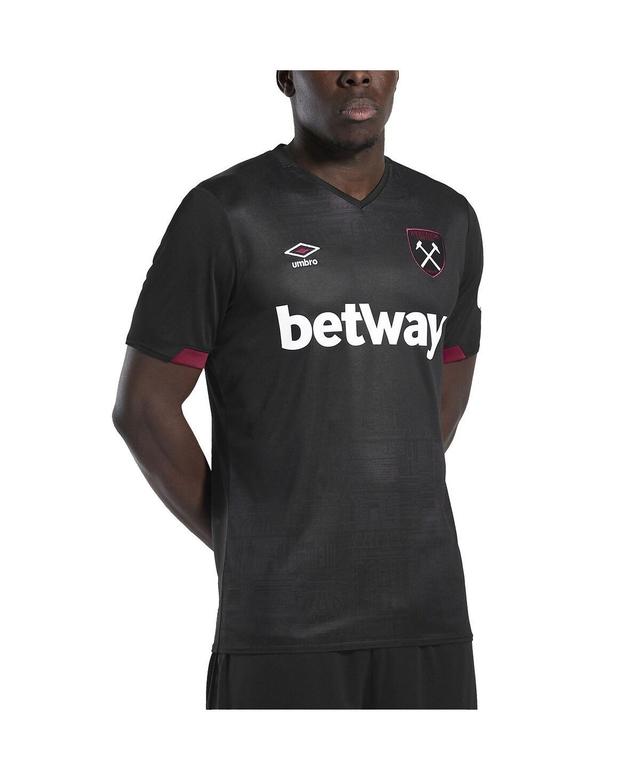 Umbro Mens Black West Ham United 2024/25 Away Replica Jersey - Black Product Image