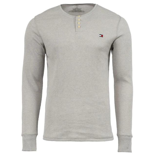 Tommy Hilfiger Men's Thermal 4 Button Long Sleeve Shirt Product Image