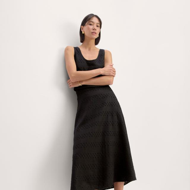 Womens Linen Eyelet Midi Skirt by Everlane Product Image