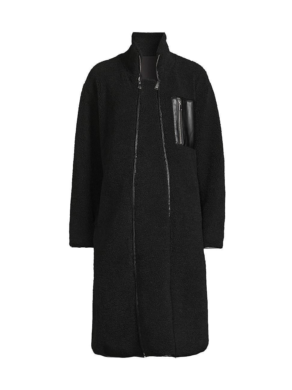 Womens Teddi Longline Coat Product Image