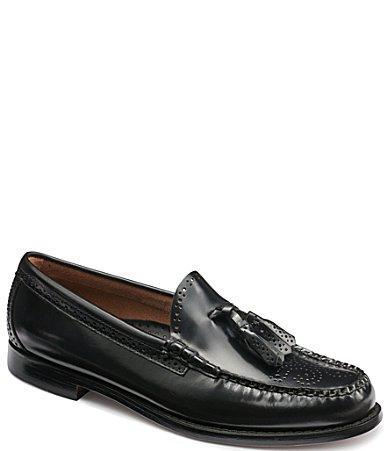 G.H. Bass Mens Larkin Tassel Brogue Leather Weejun Loafers Product Image