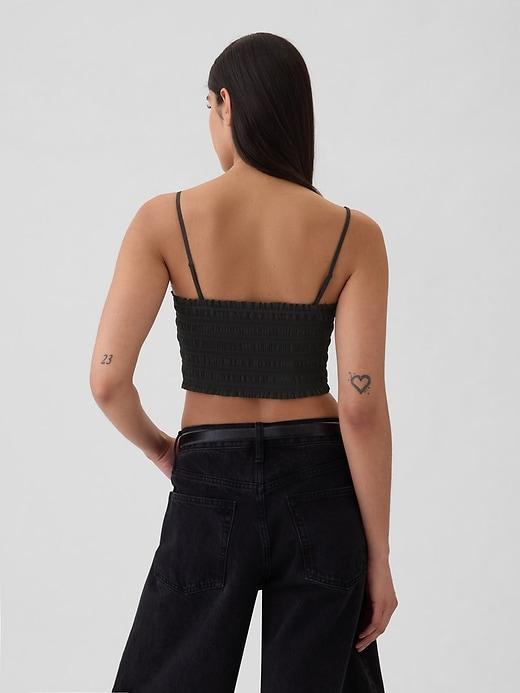 Cropped Smocked Cami Product Image