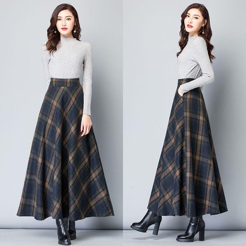 Maxi A-Line Skirt Product Image