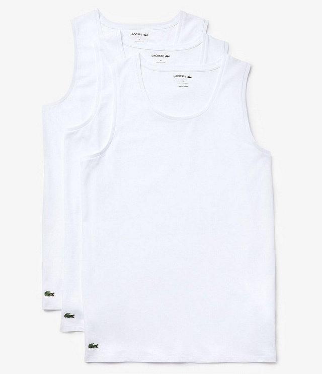 Lacoste Sleeveless Crew Neck Tank 3-Pack Product Image