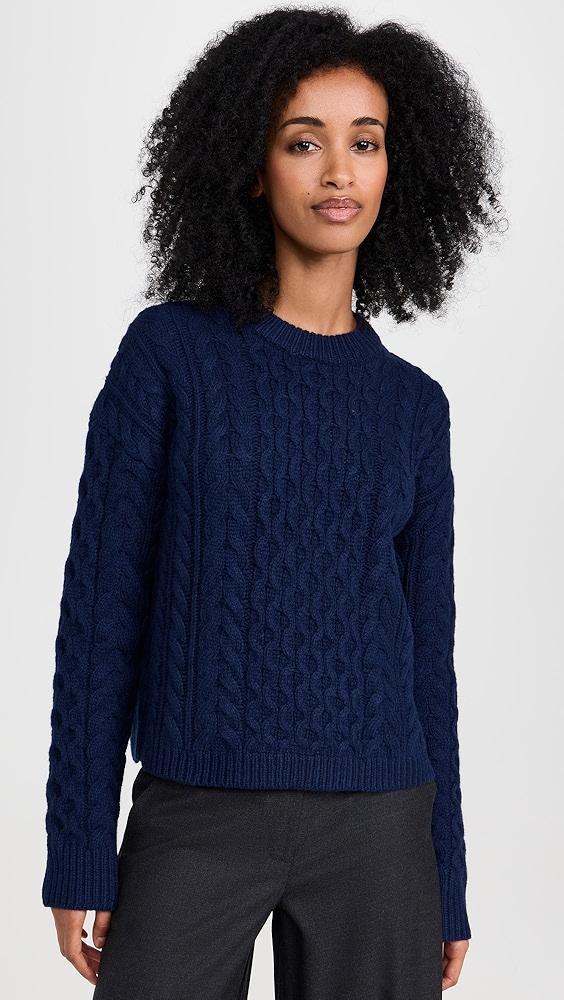 Theory Aran Cable Knit Pullover | Shopbop Product Image