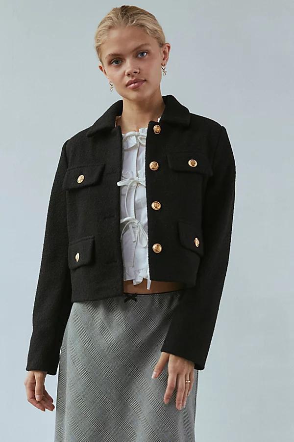 BLANKNYC Style Guru Cropped Shacket Jacket Womens at Urban Outfitters Product Image