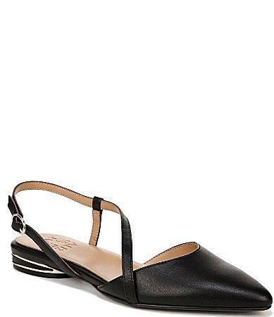 Naturalizer Hawaii Pointed Toe Slingback Flats Leather) Women's Sandals Product Image