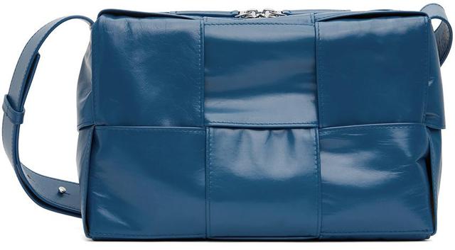 BOTTEGA VENETA Blue Medium Arco Camera Bag In 4424-deep Pacific Product Image