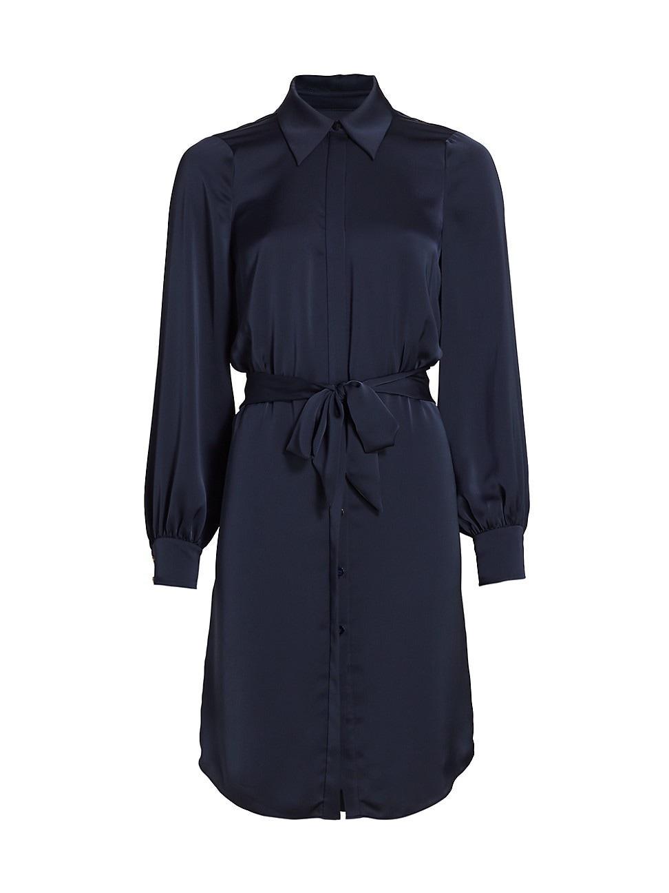 Womens Ayla Tie-Front Shirtdress Product Image