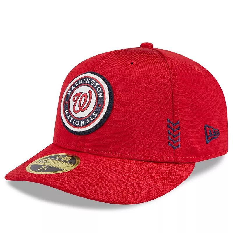 Mens New Era Washington Nationals 2024 Clubhouse Low Profile 59FIFTY Fitted Hat Product Image