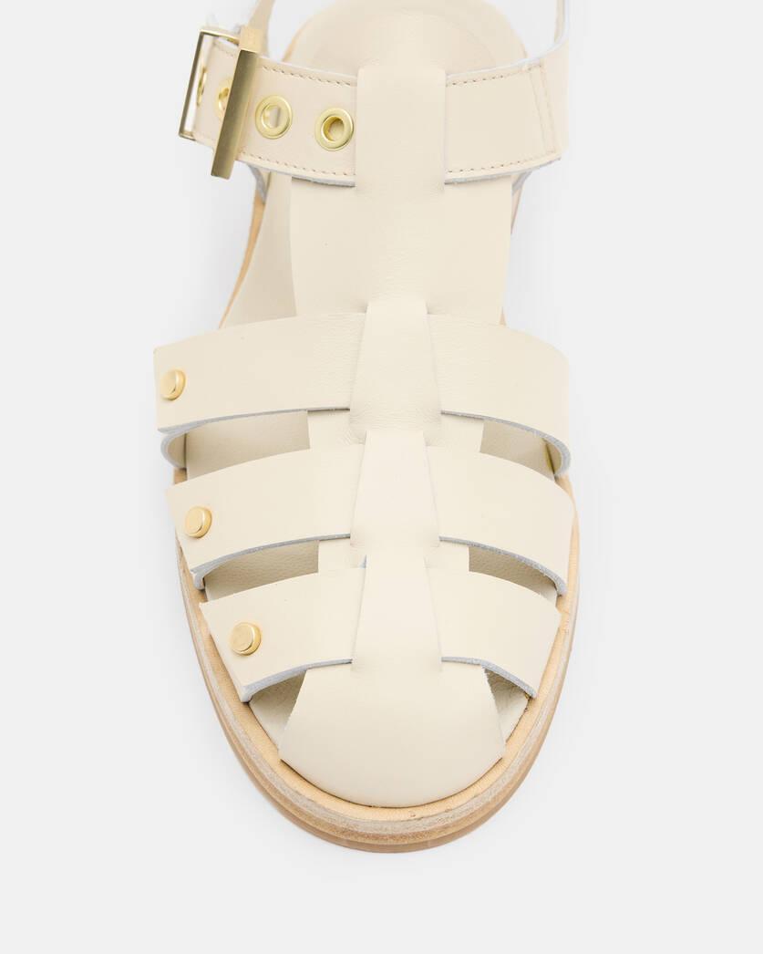 Nelly Studded Leather Sandals Product Image