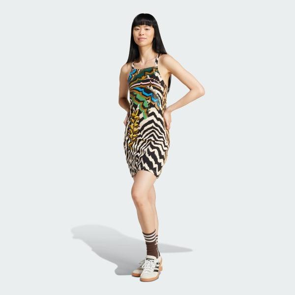 adidas X FARM Rio 3-Stripes Mini Dress Product Image