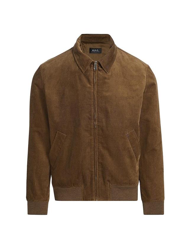 Mens Gilles Corduroy Boxy-Fit Jacket Product Image