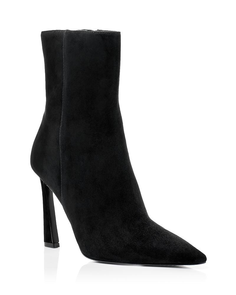 Aqua Womens Leona Pointed Toe High Heel Ankle Boots - Exclusive Product Image