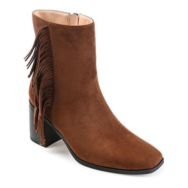 Journee Collection Womens Noriah Fringe Booties Product Image