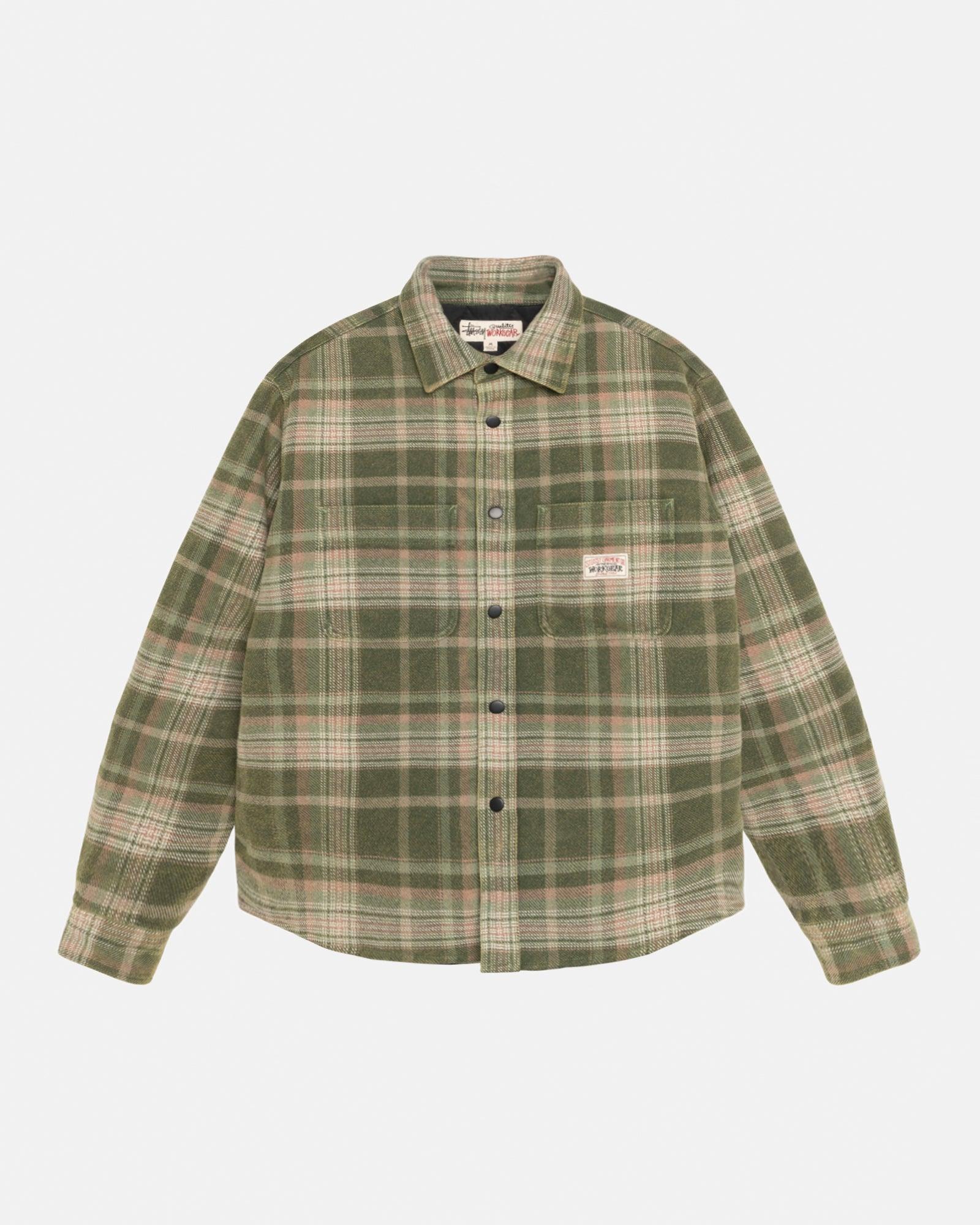 HEAVY WASHED PLAID SHIRT Male Product Image