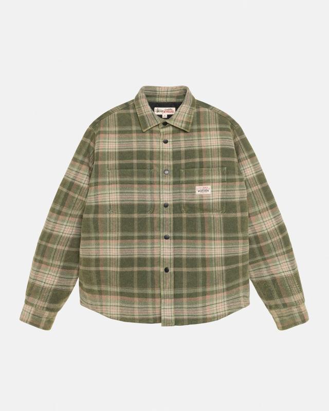 HEAVY WASHED PLAID SHIRT Male Product Image