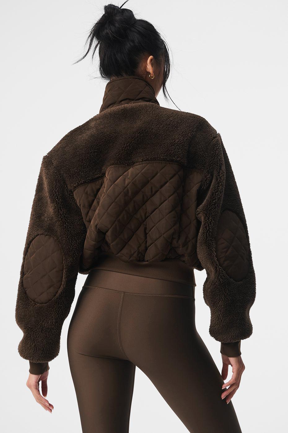 Sherpa Edge Bomber - Espresso Female Product Image