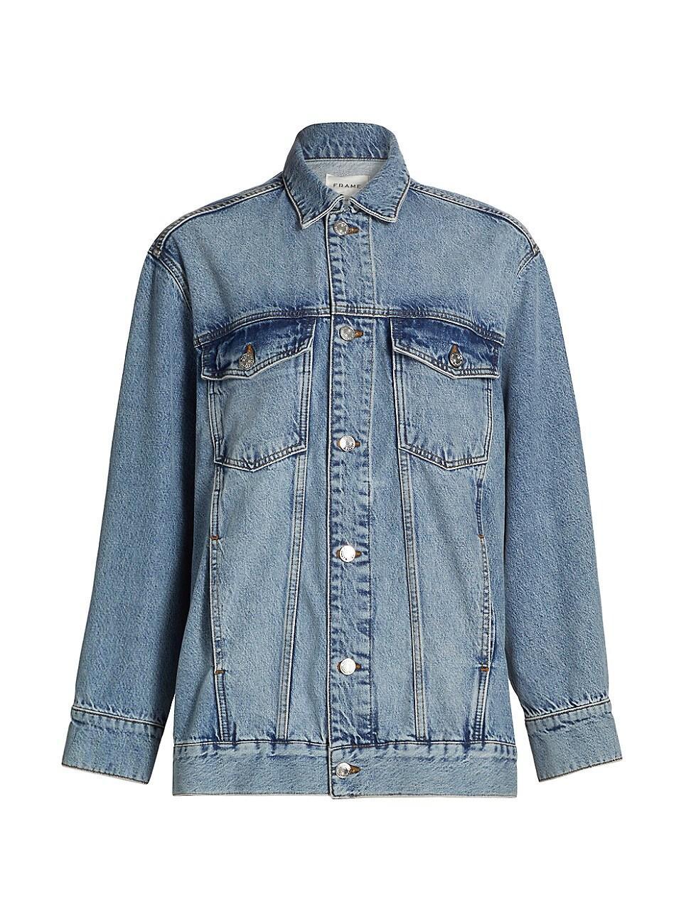 Womens The Extended Denim Jacket Product Image