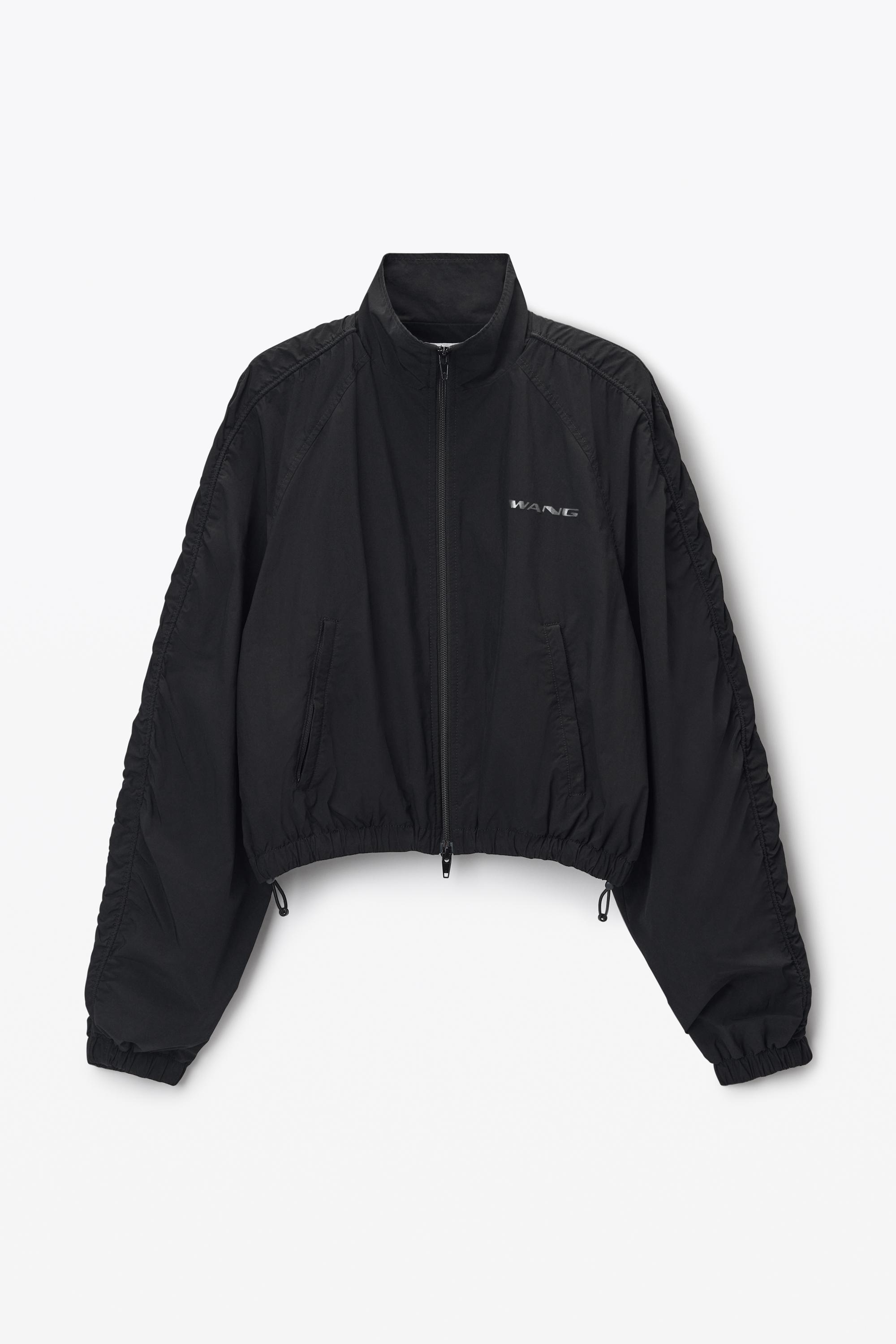 Ruched Track Jacket Product Image