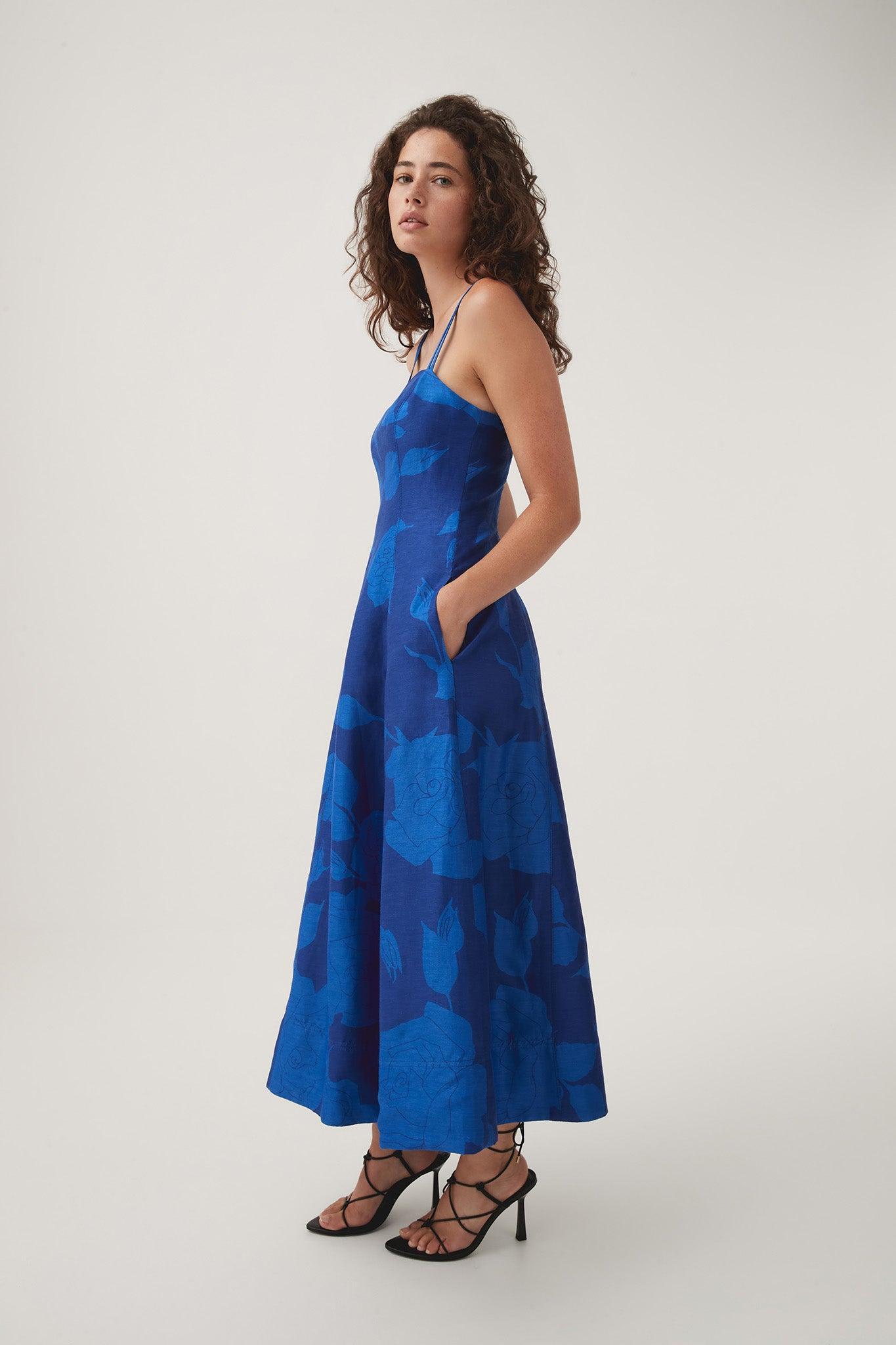 Belonging Flared Midi Dress Product Image