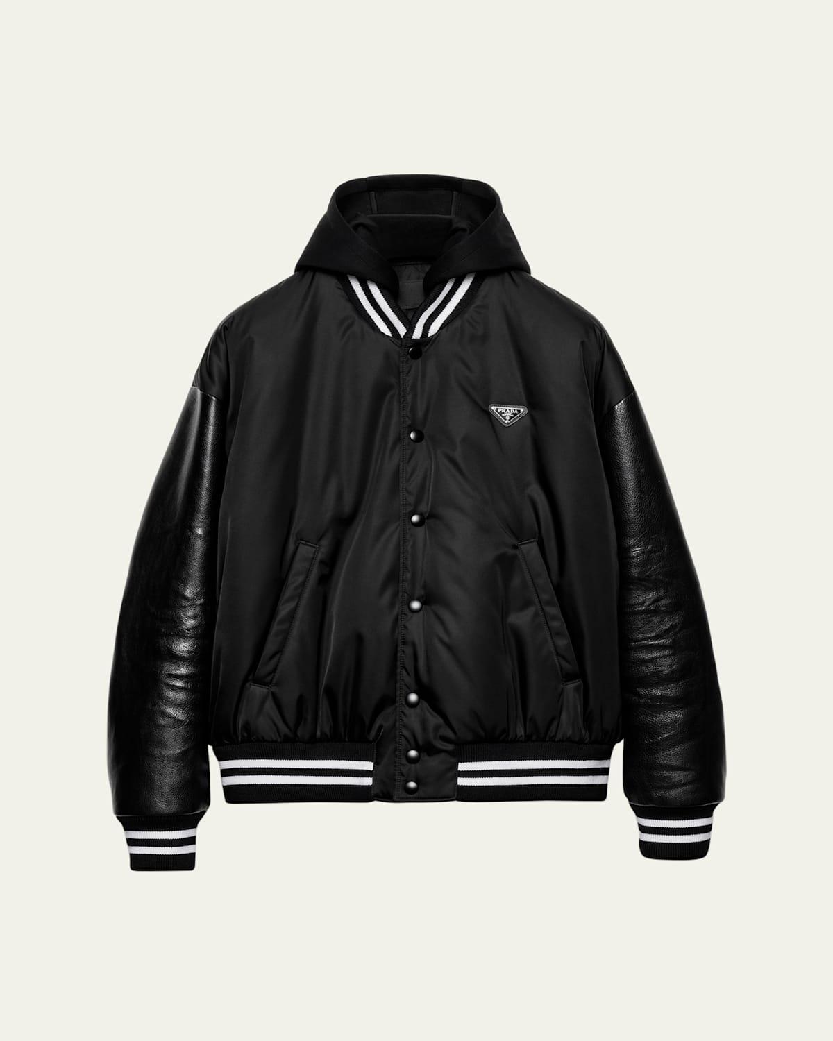 Mens Re-Nylon Sporty Bomber Jacket Product Image